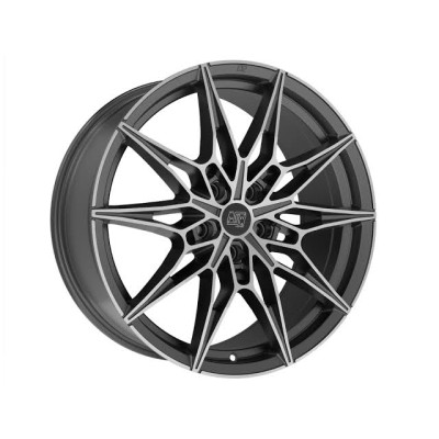 Диск MSW 75 Matt Gunmetal Full Polished R19 W8.0 PCD5x112 ET30 DIA73.1