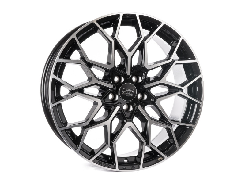 Диск MSW 51 Gloss Black Full Polished R20 W10.5 PCD5x112 ET40 DIA73.1