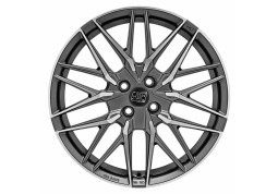 Диск MSW 50 4H Matt GunMetal Full Polished R18 W7.5 PCD4x108 ET20 DIA65.06