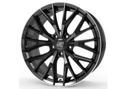 Диск MSW 44 Gloss Black Polished Lip R20 W9.0 PCD5x112 ET28 DIA73.1