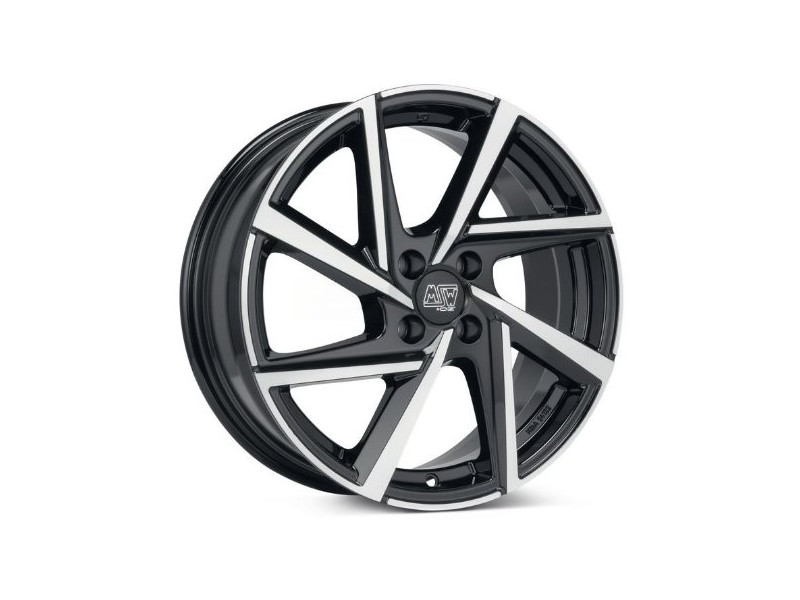 Диск MSW 80 4H Gloss Black Full Polished R17 W7.0 PCD4x108 ET20 DIA65.06