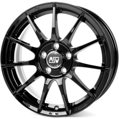 Диск MSW 85 Gloss Black R17 W7.0 PCD4x108 ET25 DIA65.06
