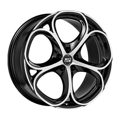 Диск MSW 82 Gloss Black Full Polished R18 W8.0 PCD5x110 ET30 DIA65.06