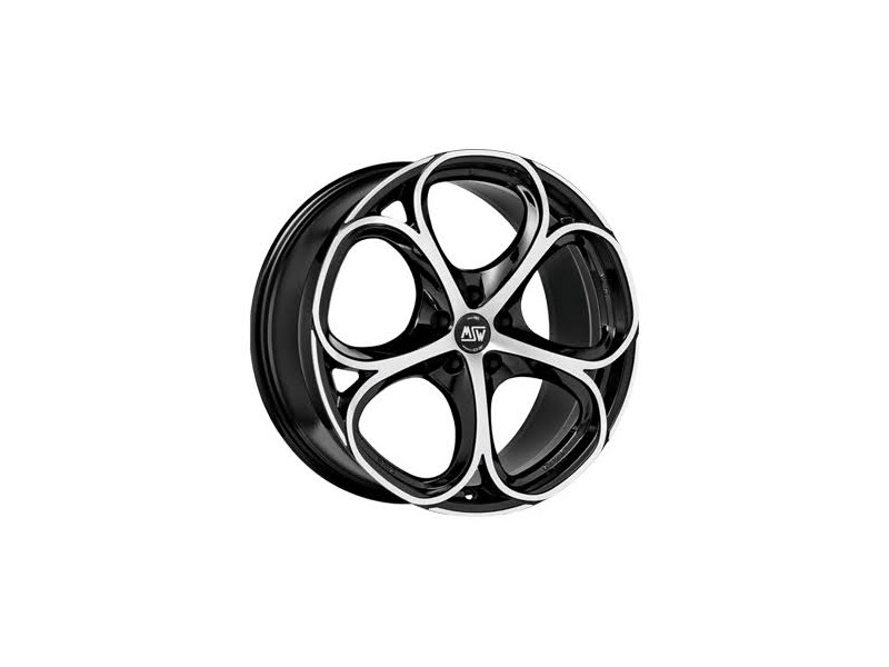 Диск MSW 82 Gloss Black Full Polished R18 W8.0 PCD5x110 ET30 DIA65.06