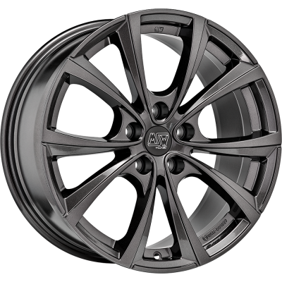 Диск MSW 27T Gloss Dark Grey R19 W9.5 PCD5x114.3 ET45 DIA64.12