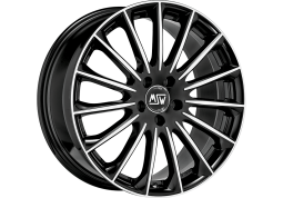 Диск MSW 30 Gloss Black Full Polished R20 W8.5 PCD5x112 ET40 DIA73.1