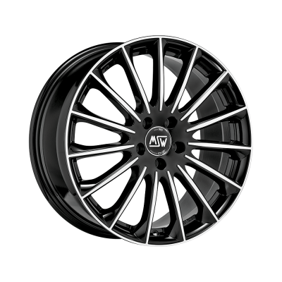 Диск MSW 30 Gloss Black Full Polished R18 W7.5 PCD5x112 ET48 DIA73.1
