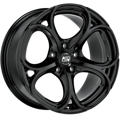 Диск MSW 82 Gloss Black R18 W8.0 PCD5x110 ET40 DIA65.06