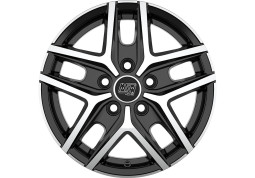 Диск MSW 40 VAN Gloss Black Full Polished R16 W6.5 PCD5x130 ET65 DIA78.1