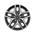 Диск MSW 40 VAN Gloss Black Full Polished R16 W6.5 PCD5x130 ET65 DIA78.1