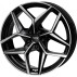 Диск Platin P128 Black Polished R18 W7.5 PCD5x114.3 ET44 DIA73.1