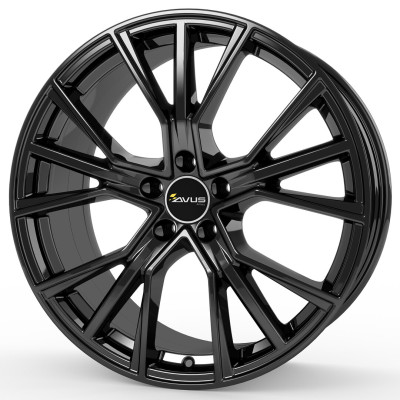 Диск Avus Racing AF18 Black R18 W8.0 PCD5x112 ET48 DIA57.1