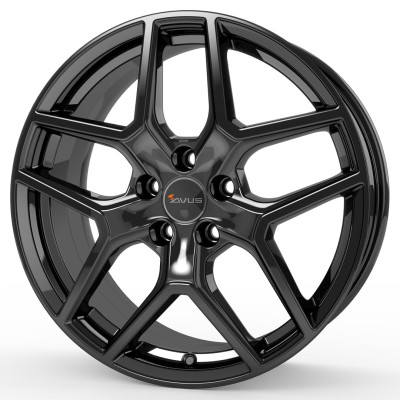 Диск Avus Racing AC-519 Black R17 W7.0 PCD5x114.3 ET35 DIA73.1