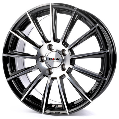 Диск Platin P74 Black Front Polished R17 W6.5 PCD5x112 ET44 DIA66.5