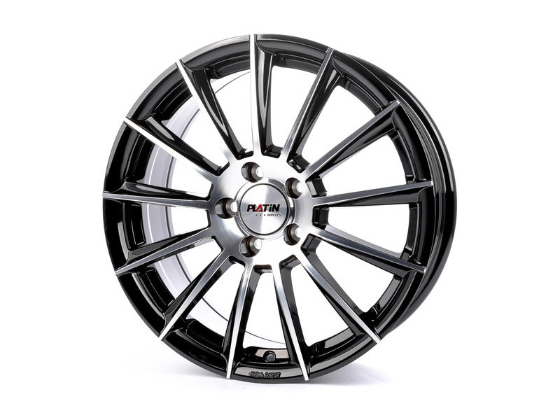 Диск Platin P74 Black Front Polished R17 W6.5 PCD5x112 ET44 DIA66.5
