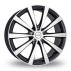 Диск Platin P66 Matt Black Front Polished R19 W8.0 PCD5x108 ET45 DIA72.6