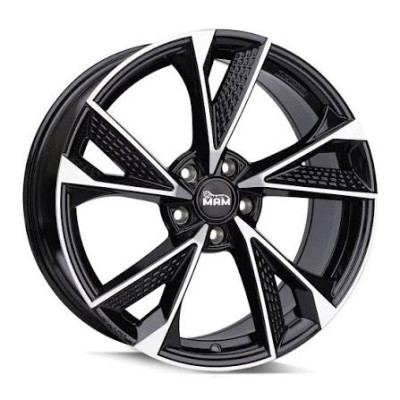 Диск MAM RS6 Black Front Polish (BFP) R16 W7.0 PCD5x112 ET40 DIA66.6