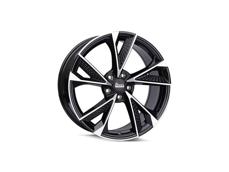 Диск MAM RS6 Black Front Polish (BFP) R16 W7.0 PCD5x112 ET40 DIA66.6