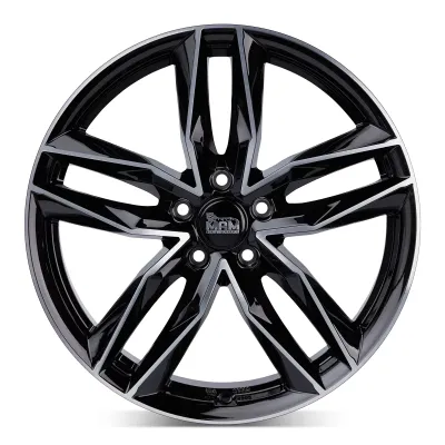 Диск MAM RS3 Black Front Polish (BFP) R18 W8.0 PCD5x112 ET45 DIA66.6