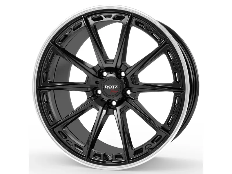 Диск Dotz Sonoma Dark Black Matt Polished Lip R21 W10.5 PCD5x112 ET20 DIA66.6