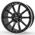 Диск Dotz Sonoma Dark Black Matt Polished Lip R19 W8.5 PCD5x112 ET25 DIA70.1