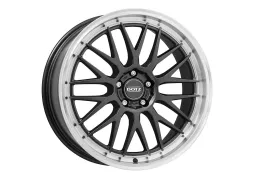 Диск Dotz Bilbao Dark Gunmetal Polished Lip R20 W8.5 PCD5x112 ET45 DIA70.1