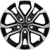 Диск Autec Kiso Black Polished R17 W7.0 PCD5x108 ET46 DIA65.1
