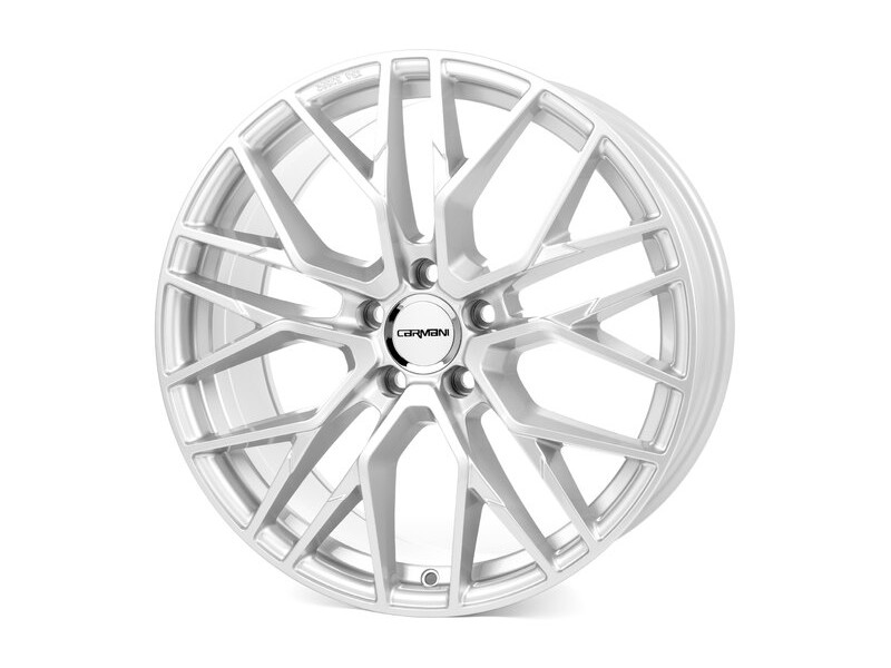 Диск Carmani 20 Ludwig White Silver R16 W6.5 PCD5x100 ET38 DIA63.4