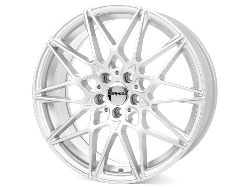 Диск Carmani 18 Knut White Silver R18 W8.0 PCD5x112 ET30 DIA66.7