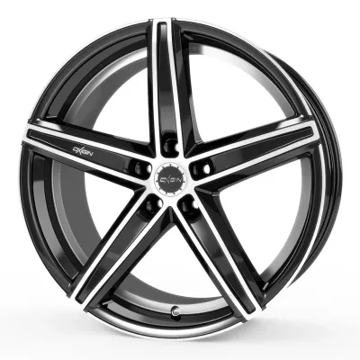 Диск Oxigin 18_E Concave Evolution Black Full Polish R19 W8.5 PCD5x120 ET35 DIA72.6
