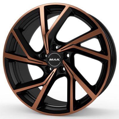 Диск Mak Kassel Black & Bronze R20 W8.5 PCD5x112 ET30 DIA66.45