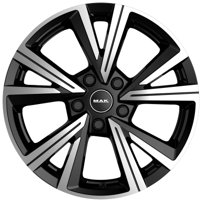 Диск Mak Qvarz Black Mirror R17 W7.0 PCD5x100 ET51 DIA57.1