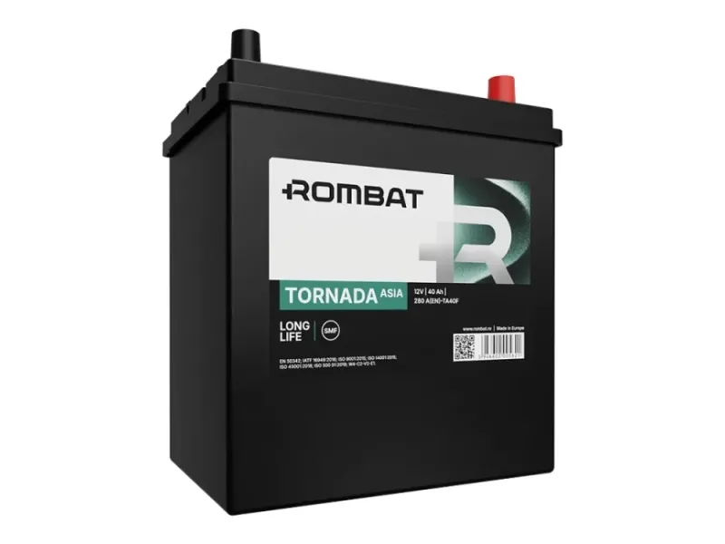 Акумулятор Rombat 6CT-40 (0) Tornada Asia TA40F