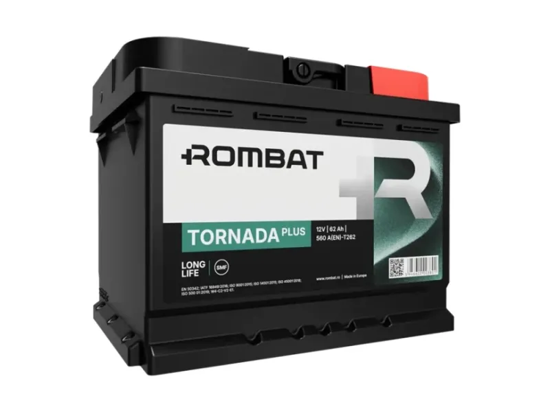 Аккумулятор Rombat 6CT-62 (0) Tornada Plus T262N