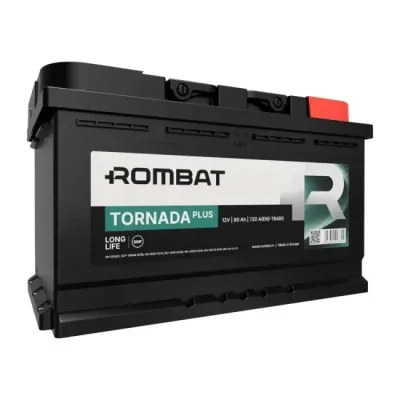 Аккумулятор Rombat 6CT-80 (0) Tornada Plus TB480N