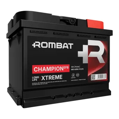 Аккумулятор Rombat 6CT-70 (0) Champion EFB Start-Stop FC270