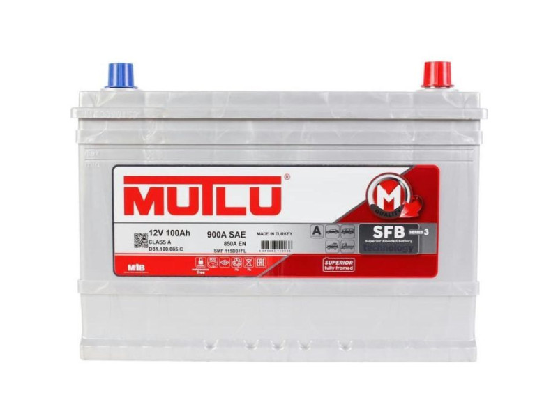 Акумулятор Mutlu 6СТ-100 (0) Asia SFB D31.100.085.C
