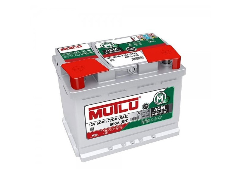 Акумулятор Mutlu 6СТ-60 (0) AGM.L2.60.068.A