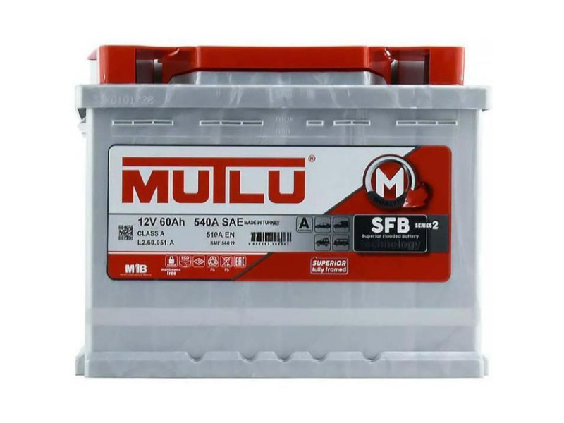 Акумулятор Mutlu 6СТ-60 (0) SFB L2.60.051.A