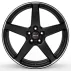 Диск Momo Five Black Matt Polished R20 W8.5 PCD5x112 ET25 DIA79.6