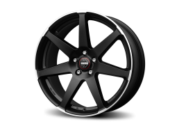Диск Momo Seven Matt Black Polished R19 W8.5 PCD5x112 ET35 DIA79.6