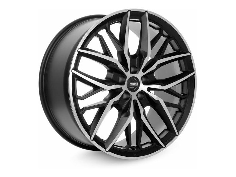 Диск Momo Spider Matt Black Polished R19 W8.5 PCD5x112 ET35 DIA79.6