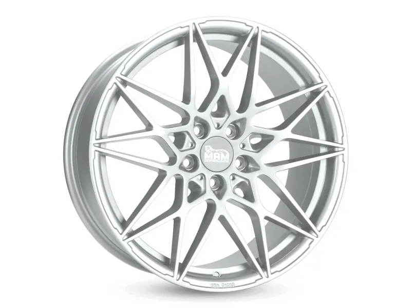 Диск MAM B2N Silver Painted (SL) R19 W8.5 PCD5x112 ET45 DIA72.6