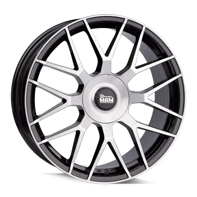 Диск MAM GT1 Black Front Polish (BFP) R20 W8.5 PCD5x112 ET45 DIA66.6