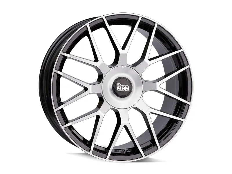 Диск MAM GT1 Black Front Polish (BFP) R20 W8.5 PCD5x112 ET45 DIA66.6