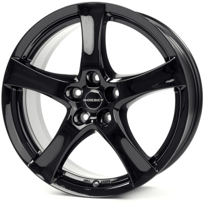 Borbet F 7x17 5x114.3 ET50 DIA72.5 Black