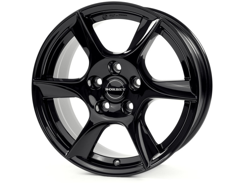 Borbet TL 6x15 5x112 ET43 DIA57.1 Black