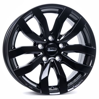 CMS C22 6.5x16 5x112 ET52 DIA66.6 Black
