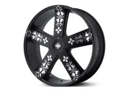 KMC 669 Ink'D 8.5x20 5x114.3/120 ET18 DIA72.6 M-BLK/MCH