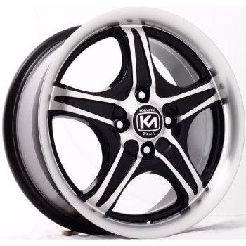 Kormetal KM 185 6.5x15 5x112 ET35 DIA66.6 Black